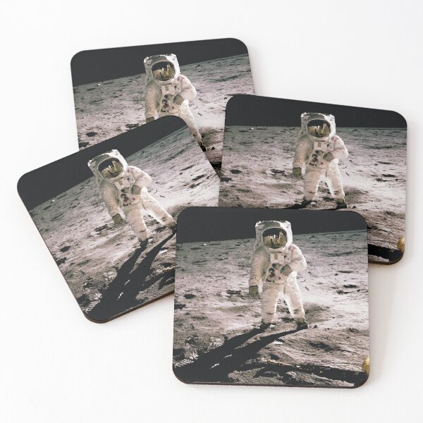 Item preview, Edwin Aldrin Walking On The Moon Photograph designed and sold by BossyCatHome.