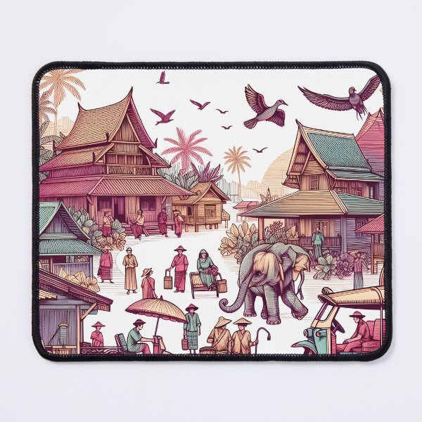 Item preview, Drawing and painting Thai art (2) designed and sold by fatimah-SL.