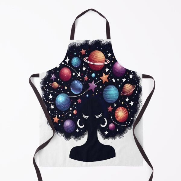 Item preview, Afrofuturism Afro Girl Sci-fi designed and sold by KitonicTees.