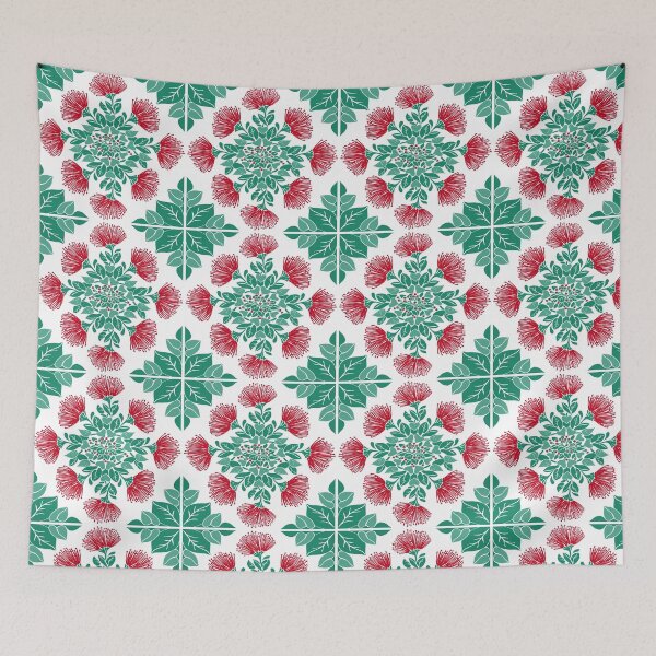 Item preview, Hawaiian Lehua Quilt Design designed and sold by Linda Maliuana.