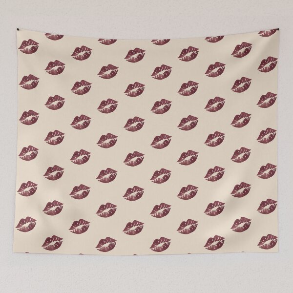 Item preview, Maroon lips  designed and sold by Art Aesthetic.