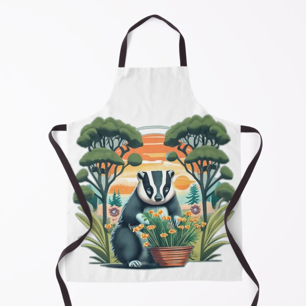 Item preview, Badger with flowers designed and sold by jnsmerchstore.