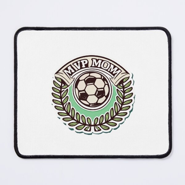 Item preview, MVP Mom Soccer Ball Laurel Wreath Emblem designed and sold by NiftyWrx.