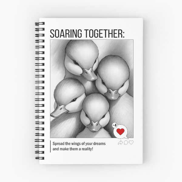 Item preview, Soaring Together: Inspiration with Ducks designed and sold by MAN  FROM MARS.