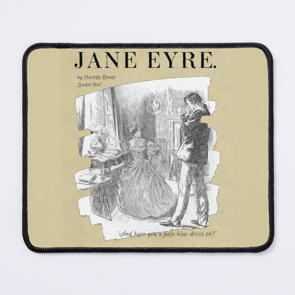 Item preview, Charlotte Brontë Jane Eyre Edward Rochester (1847) | 19th Century English Novel Book Art Graphic Print designed and sold by CanvasThread.