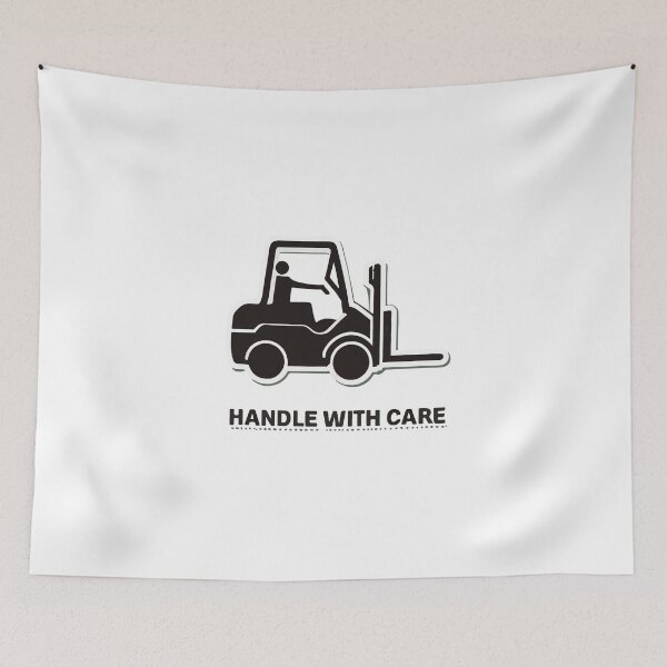 Item preview, Handle With Care Forklift Design designed and sold by NiftyWrx.