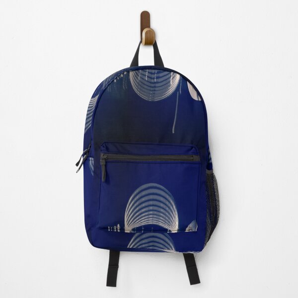 Item preview, Blue and white circular sweep digital art designed and sold by Carré Comme Orange.