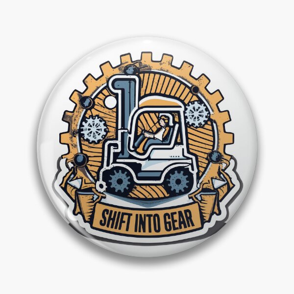 Item preview, Shift Into Gear - Steampunk Fork Lift Design designed and sold by NiftyWrx.