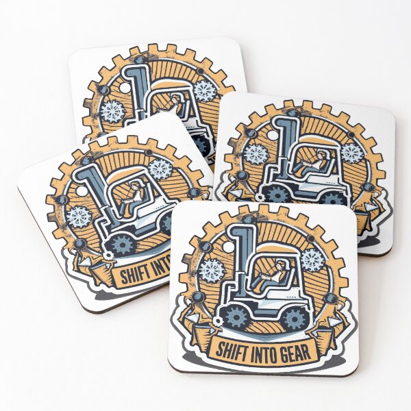 Item preview, Shift Into Gear - Steampunk Fork Lift Design designed and sold by NiftyWrx.