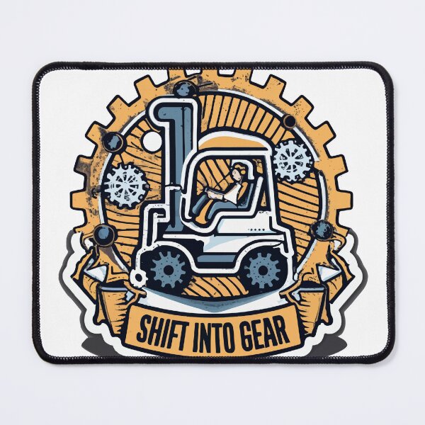 Item preview, Shift Into Gear - Steampunk Fork Lift Design designed and sold by NiftyWrx.