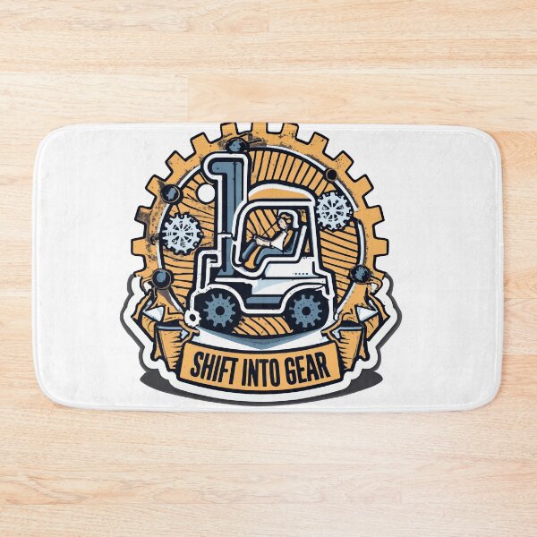 Item preview, Shift Into Gear - Steampunk Fork Lift Design designed and sold by NiftyWrx.