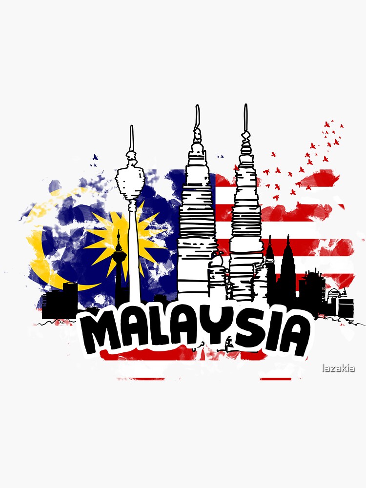 "Malaysia Truly Asia" Sticker for Sale by lazakia | Redbubble