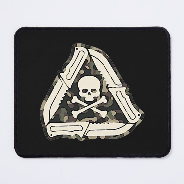 Item preview, Skull & Cross Bones - Triangle Knifes - Jungle Camouflage  designed and sold by RENAGADE4LYF.