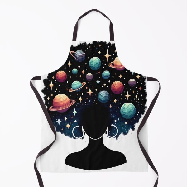 Item preview, Afrofuturism Afro Girl Cosmic designed and sold by KitonicTees.