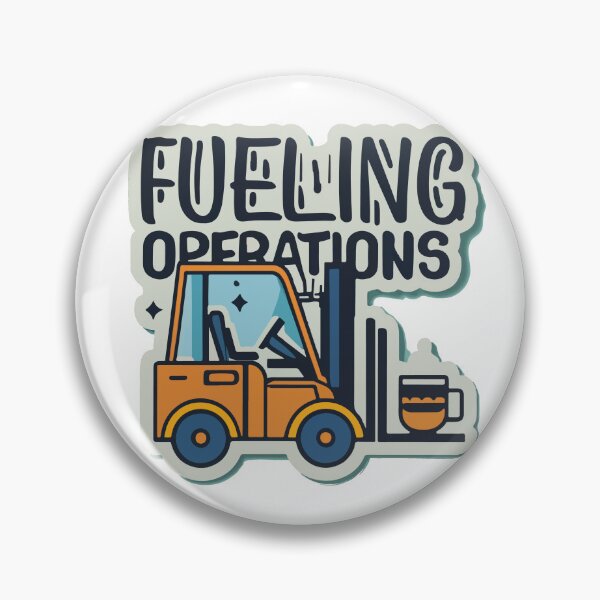 Item preview, Rugged Forklift Coffee 'Fueling Operations' Design designed and sold by NiftyWrx.