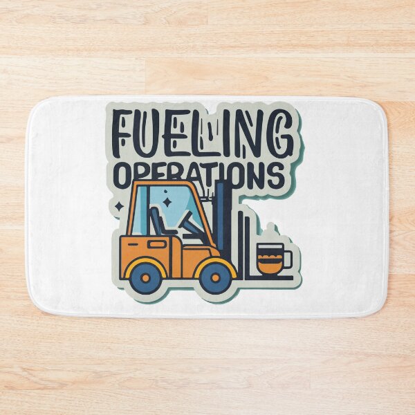 Item preview, Rugged Forklift Coffee 'Fueling Operations' Design designed and sold by NiftyWrx.