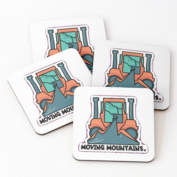 Item preview, Abstract Forklift 'Moving Mountains' Design designed and sold by NiftyWrx.