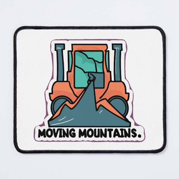 Item preview, Abstract Forklift 'Moving Mountains' Design designed and sold by NiftyWrx.