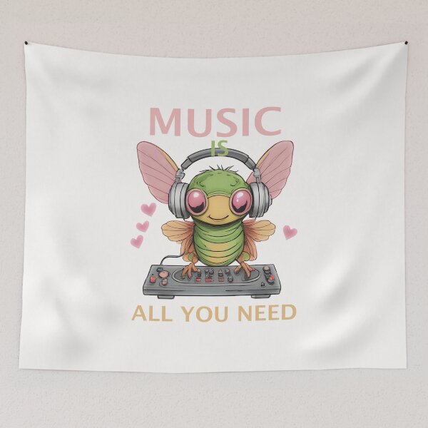 Item preview, Music Is All You Need. Cicada Song Meme designed and sold by ArmonyforSouls.