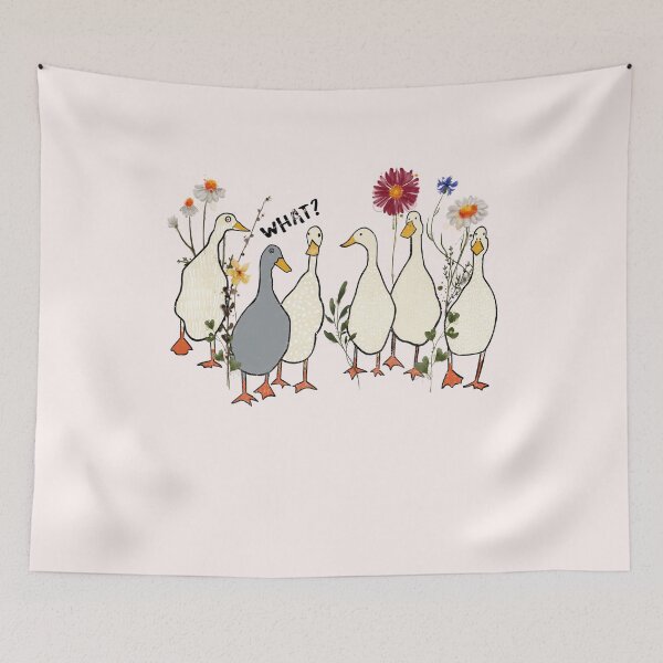 Artikelvorschau, Gänseband Lustiges Gans und Blumen Bauer Geschenk entworfen und verkauft von InnaMGraphic.
