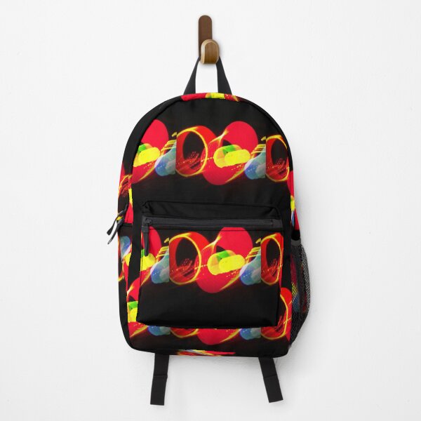Item preview, Circular digital art neon red sweep designed and sold by Carré Comme Orange.