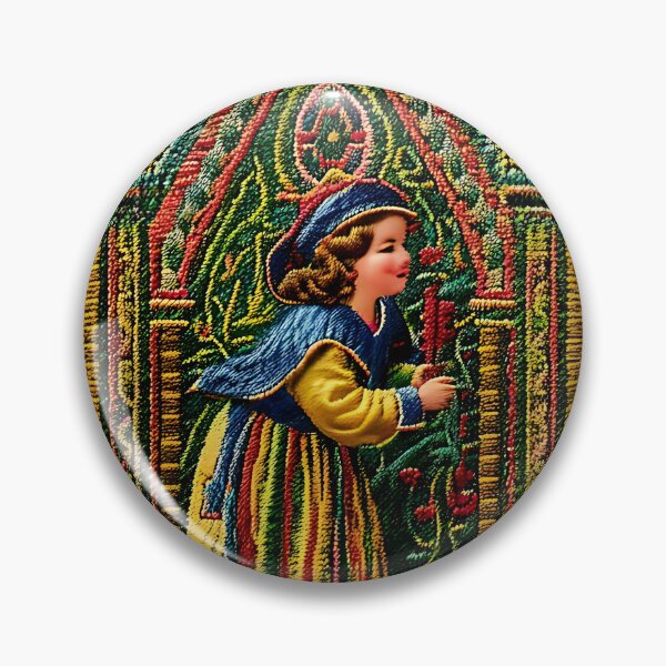 Item preview, Vintage Embroidery [Angel] designed and sold by Nikola Eftimov.