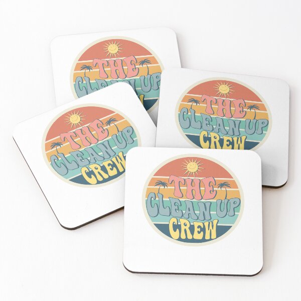 Item preview, The Cleaning Squad vintage Cleanup Crew Cleaning on the Beach designed and sold by CoolCreative.