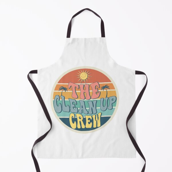Item preview, The Cleaning Squad vintage Cleanup Crew Cleaning on the Beach designed and sold by CoolCreative.