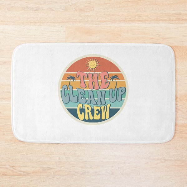 Item preview, The Cleaning Squad vintage Cleanup Crew Cleaning on the Beach designed and sold by CoolCreative.