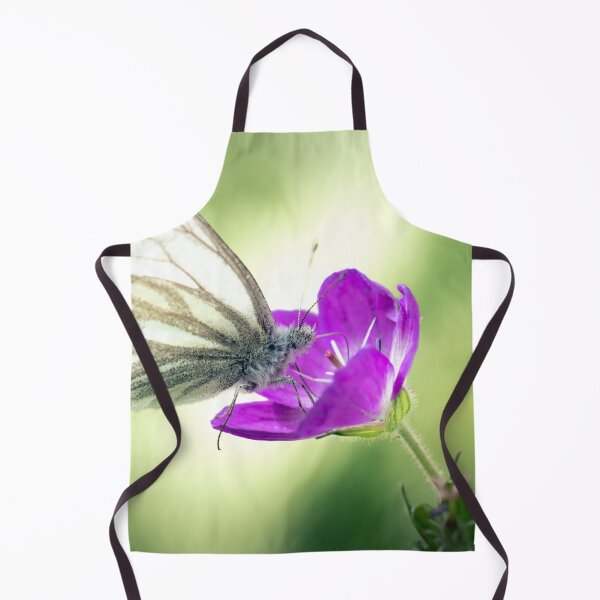 Item preview, Green-veined white butterfly on purple flower designed and sold by Koolmees.