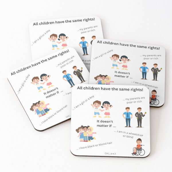Item preview, All children have the same rights! designed and sold by Utopia-dreams.