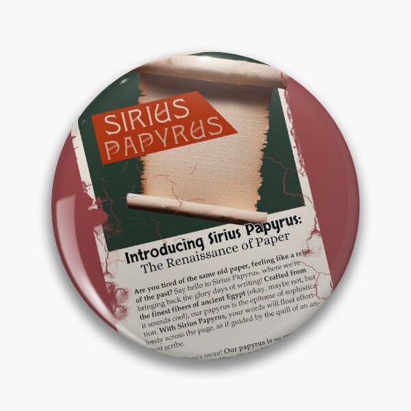 Item preview, Sirius Papyrus - Spoof Ad designed and sold by Fun Funky Designs.