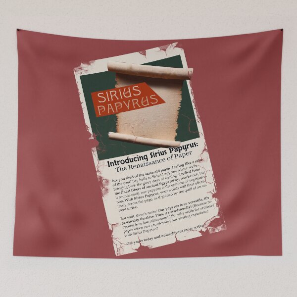 Item preview, Sirius Papyrus - Spoof Ad designed and sold by Fun Funky Designs.