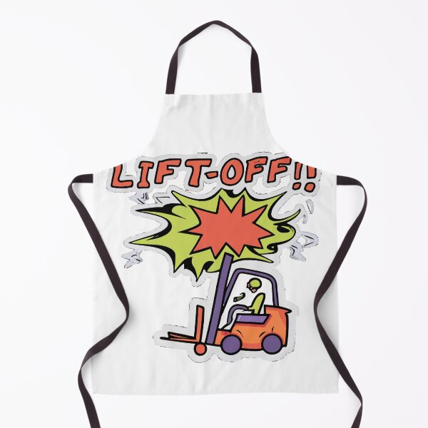 Item preview, Lift-Off Comic Forklift Burst designed and sold by NiftyWrx.