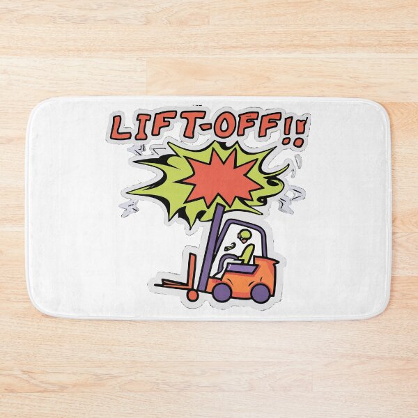 Item preview, Lift-Off Comic Forklift Burst designed and sold by NiftyWrx.