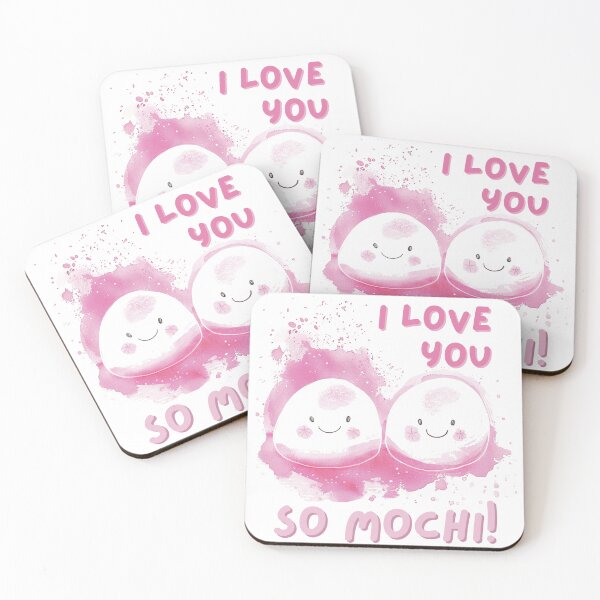 Item preview, I love you so mochi designed and sold by Croclair.