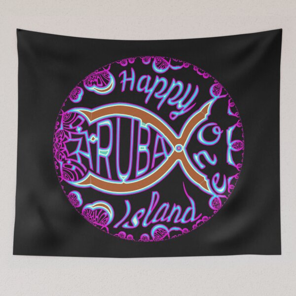 Item preview, ARUBA - A HAPPY ISLAND - FISH LETTERS designed and sold by Ralek.