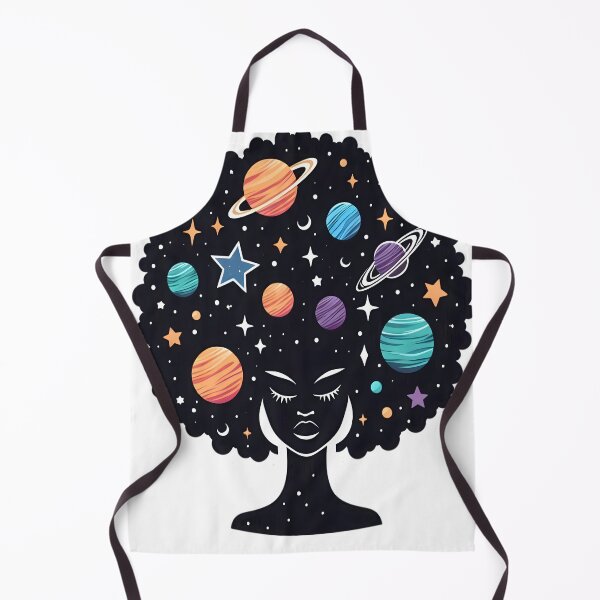 Item preview, Afrofuturism Afro Girl Sticker Design designed and sold by KitonicTees.