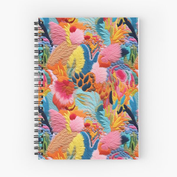 Item preview, Abstract multicolored floral embroidery. Pattern with colorful embroidery. Abstract shapes of different colors. Summer mood. designed and sold by SculpterioShop.