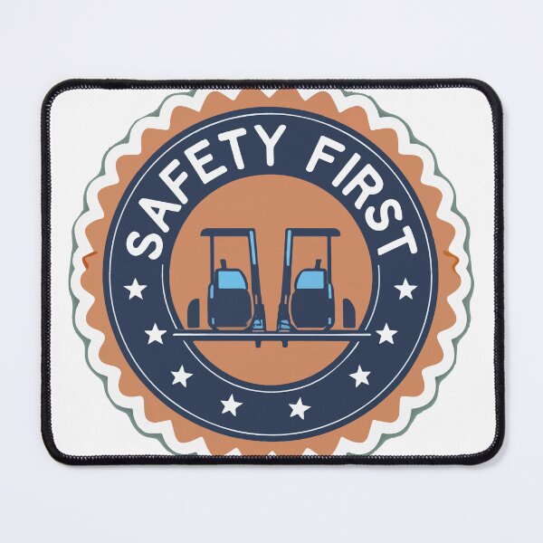 Item preview, Safety First Forklifts and Shield Heraldic Emblem designed and sold by NiftyWrx.