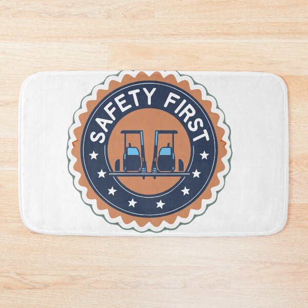 Item preview, Safety First Forklifts and Shield Heraldic Emblem designed and sold by NiftyWrx.