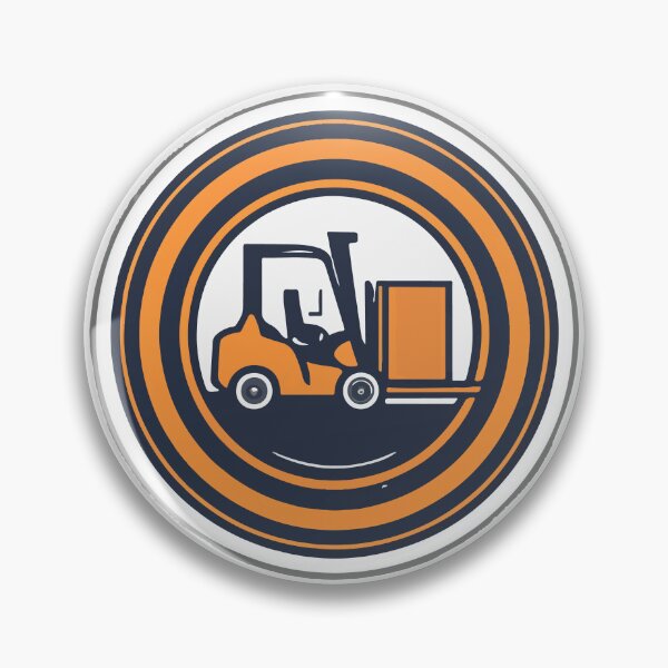 Item preview, Elegant Forklift Monogram Classic Design designed and sold by NiftyWrx.