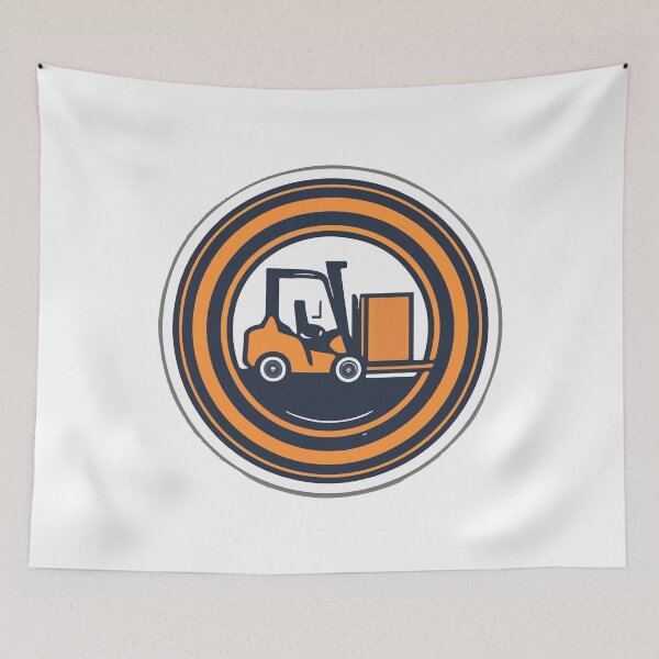Item preview, Elegant Forklift Monogram Classic Design designed and sold by NiftyWrx.