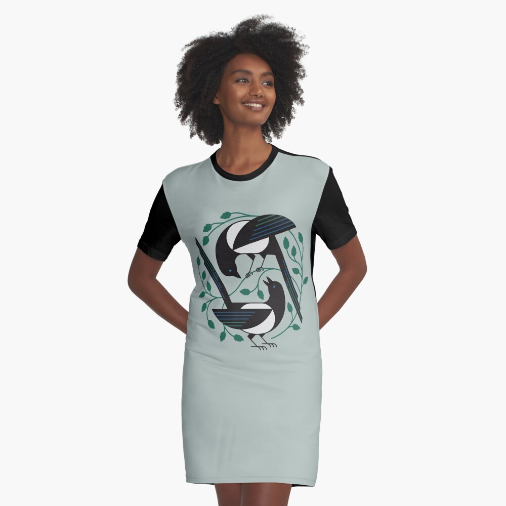 Item preview, Graphic T-Shirt Dress designed and sold by thepapercrane.