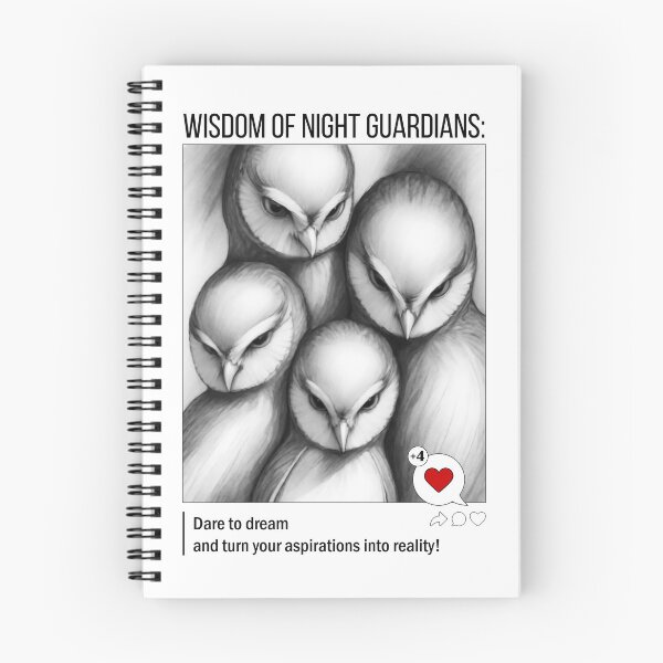 Item preview, Wisdom of Night Guardians: Inspiration with Owls designed and sold by MAN  FROM MARS.