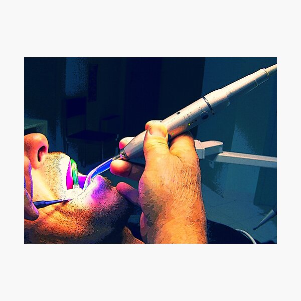 Item preview, Dentist surgical operation photography designed and sold by Carré Comme Orange.