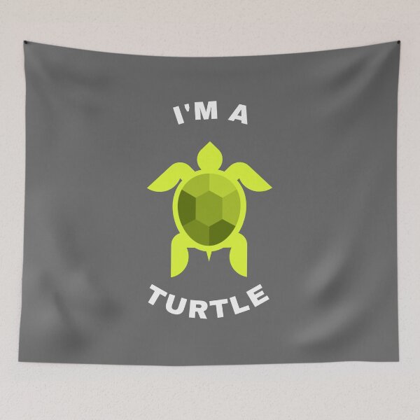 Item preview, I'm a Turtle - Summer Getaway Graphic Tee - funny quotes - Beach - Hawaiian designed and sold by DeCodeArtShop.