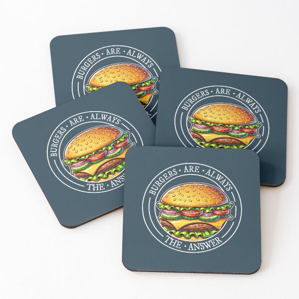 Item preview, Burgers are always the answer! Cheeseburger Fun designed and sold by Skizzenmonster.