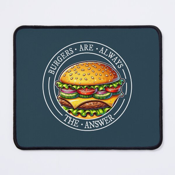 Item preview, Burgers are always the answer! Cheeseburger Fun designed and sold by Skizzenmonster.