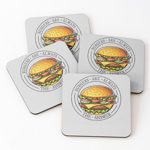 Item preview, Burgers are always the answer! Cheeseburger Fun designed and sold by Skizzenmonster.